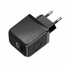 M167 PD 20W Type-C and USB QC 3.0 Fast Charger, Specification:EU Plug(Black) - 1