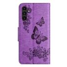 For Samsung Galaxy A16 / A26 5G Butterfly Embossed Flip Leather Phone Case(Purple) - 3