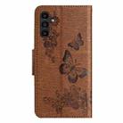 For Samsung Galaxy A16 / A26 5G Butterfly Embossed Flip Leather Phone Case(Brown) - 3