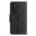 For Samsung Galaxy A36 / A56 5G Butterfly Embossed Flip Leather Phone Case(Black) - 3