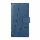 For Xiaomi 15 Pro PU Genuine Leather Texture Embossed Line Phone Case(Blue) - 2