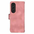 For Samsung Galaxy Z Fold4 5G Dream 9-Card Zipper Wallet RFID Leather Phone Case with Lanyard(Rose Gold) - 3