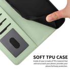 For OPPO A18 4G Cartoon Cats Leather Phone Case(Green) - 3