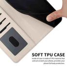 For OPPO F19 / F19s Cartoon Cats Leather Phone Case(Beige White) - 3