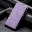 For Xiaomi 14T Business Solid Color Magnetic RFID Leather Phone Case(Purple) - 2