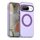 For Google Pixel 9 Candy Magsafe PC Hybrid TPU Phone Case(Purple) - 1