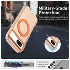 For Google Pixel 8a Candy Magsafe PC Hybrid TPU Phone Case(Orange) - 2