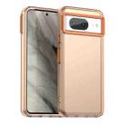 For Google Pixel 8 Candy PC Hybrid TPU Shockproof Phone Case(Orange) - 1