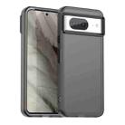 For Google Pixel 8 Candy PC Hybrid TPU Shockproof Phone Case(Black) - 1