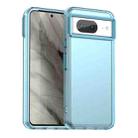 For Google Pixel 8 Candy PC Hybrid TPU Shockproof Phone Case(Blue) - 1