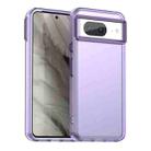 For Google Pixel 8 Candy PC Hybrid TPU Shockproof Phone Case(Purple) - 1