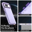 For Google Pixel 8 Candy PC Hybrid TPU Shockproof Phone Case(Purple) - 3