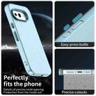 For Google Pixel 9a Candy PC Hybrid TPU Shockproof Phone Case(Blue) - 3