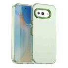 For Google Pixel 9a Candy PC Hybrid TPU Shockproof Phone Case(Green) - 1