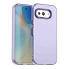 For Google Pixel 9a Candy PC Hybrid TPU Shockproof Phone Case(Purple) - 1