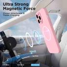 For iPhone 16 Pro Max Silicone Suction Cup MagSafe Phone Case with Screen Film(Pink) - 3