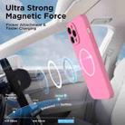 For iPhone 16 Pro Max Silicone Suction Cup MagSafe Phone Case with Screen Film(Soft Pink) - 3