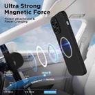 For iPhone 16 Pro Silicone Suction Cup MagSafe Phone Case with Screen Film(Black) - 3