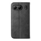 For OnePlus Nord 4 5G Cubic Grid Calf Texture Magnetic Leather Phone Case(Black) - 3