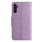 For Samsung Galaxy A16 / A26 5G Butterfly Flower Pattern Flip Leather Phone Case(Light Purple) - 3