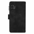 For Samsung Galaxy A13 4G / 5G Dream 9-Card Zipper Wallet RFID Leather Phone Case with Lanyard(Black) - 3