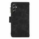 For Samsung Galaxy A15 4G / 5G Dream 9-Card Zipper Wallet RFID Leather Phone Case with Lanyard(Black) - 3