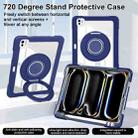 For iPad Pro 11 2024 Crystal Armor PC Hybrid TPU Tablet Case with Pen Slot(Dark Blue) - 3