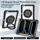 For iPad Pro 13 2024 Crystal Armor PC Hybrid TPU Tablet Case with Pen Slot(Black) - 3