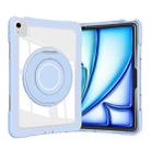 For iPad Air 11 2024 / Air 10.9 2022 Crystal Armor PC Hybrid TPU Tablet Case(Blue) - 2