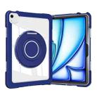 For iPad Air 11 2025 / 2024 / 10.9 2022 Crystal Armor PC Hybrid TPU Tablet Case(Dark Blue) - 2