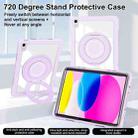 For iPad 10th Gen 10.9 2022 Crystal Armor PC Hybrid TPU Tablet Case(Purple) - 3