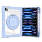 For iPad Pro 11 2022 / 2021 / 2020 Crystal Armor PC Hybrid TPU Tablet Case(Blue) - 2