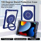 For iPad 10.2 2021 / 2020 / 2019 Crystal Armor PC Hybrid TPU Tablet Case(Dark Blue) - 3