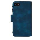 For iPhone 7 / 8 / SE 2022 Dream 9-Card Zipper Wallet RFID Leather Phone Case with Lanyard(Blue) - 3