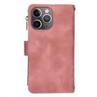 For iPhone 11 Pro Max Dream 9-Card Zipper Wallet RFID Leather Phone Case with Lanyard(Rose Gold) - 3