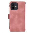 For iPhone 12 mini Dream 9-Card Zipper Wallet RFID Leather Phone Case with Lanyard(Rose Gold) - 3