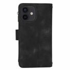 For iPhone 12 mini Dream 9-Card Zipper Wallet RFID Leather Phone Case with Lanyard(Black) - 3
