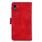 For iPhone XR Dream 9-Card Zipper Wallet RFID Leather Phone Case with Lanyard(Red) - 3