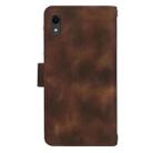 For iPhone XR Dream 9-Card Zipper Wallet RFID Leather Phone Case with Lanyard(Brown) - 3