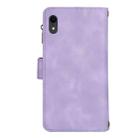 For iPhone XR Dream 9-Card Zipper Wallet RFID Leather Phone Case with Lanyard(Purple) - 3