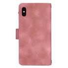 For iPhone XS / X Dream 9-Card Zipper Wallet RFID Leather Phone Case with Lanyard(Rose Gold) - 3