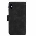 For iPhone XS / X Dream 9-Card Zipper Wallet RFID Leather Phone Case with Lanyard(Black) - 3