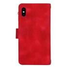 For iPhone XS Max Dream 9-Card Zipper Wallet RFID Leather Phone Case with Lanyard(Red) - 3