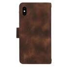 For iPhone XS Max Dream 9-Card Zipper Wallet RFID Leather Phone Case with Lanyard(Brown) - 3