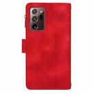 For Samsung Galaxy S20 FE Dream 9-Card Zipper Wallet RFID Leather Phone Case with Lanyard(Red) - 3