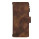 For Samsung Galaxy S20 FE Dream 9-Card Zipper Wallet RFID Leather Phone Case with Lanyard(Brown) - 2