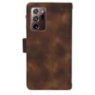 For Samsung Galaxy S20 FE Dream 9-Card Zipper Wallet RFID Leather Phone Case with Lanyard(Brown) - 3