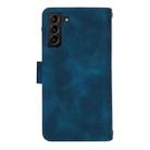 For Samsung Galaxy S21+ 5G Dream 9-Card Zipper Wallet RFID Leather Phone Case with Lanyard(Blue) - 3