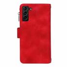 For Samsung Galaxy S21+ 5G Dream 9-Card Zipper Wallet RFID Leather Phone Case with Lanyard(Red) - 3