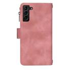 For Samsung Galaxy S21+ 5G Dream 9-Card Zipper Wallet RFID Leather Phone Case with Lanyard(Rose Gold) - 3